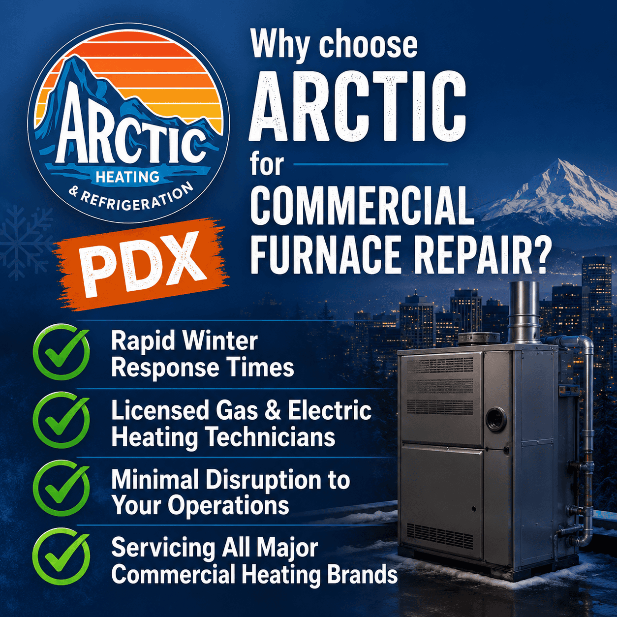 Commercial Furnace Repair Portland