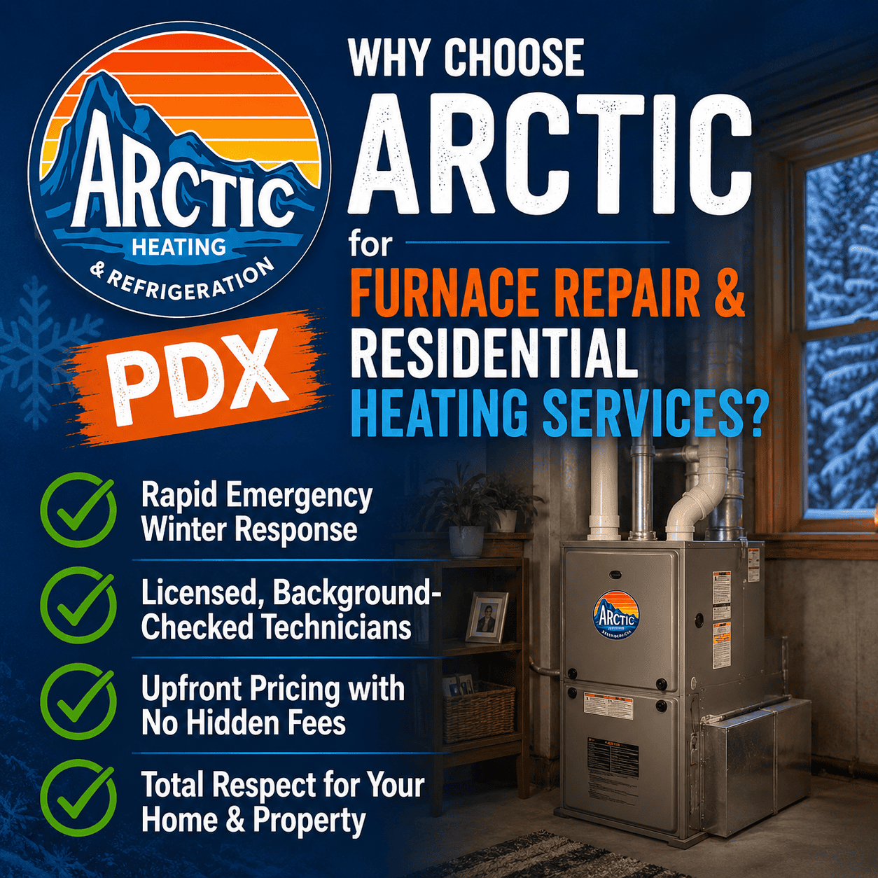 Furnace Repair & Residential Heating Services in Portland OR