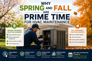 Why Spring and Fall are Prime Time for HVAC Maintenance